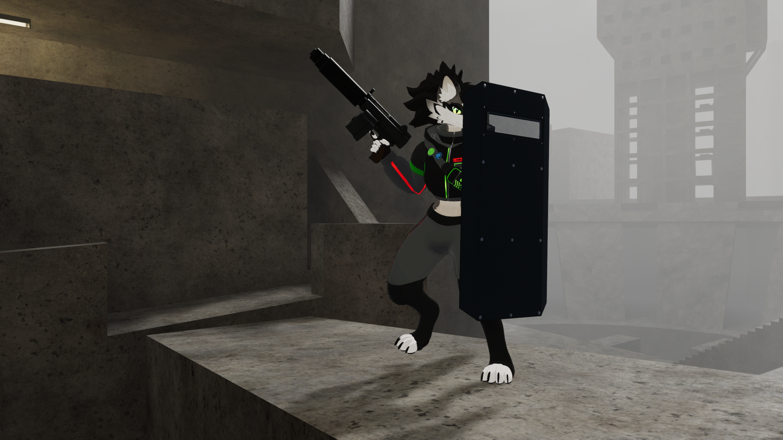 KKV-7 10mm Flechette SMG (VRChat Asset)