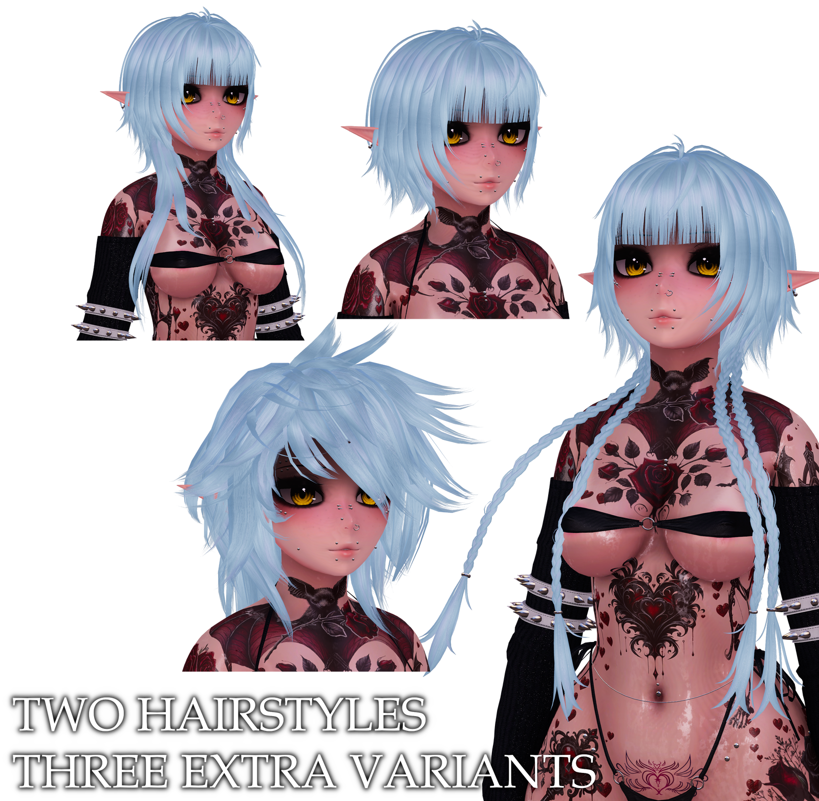 Goth: Vampire X Succubus | VRCFT | GOGO | Limb Scaler | SPS