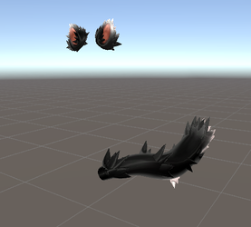 Spikey Ear and Tail Set