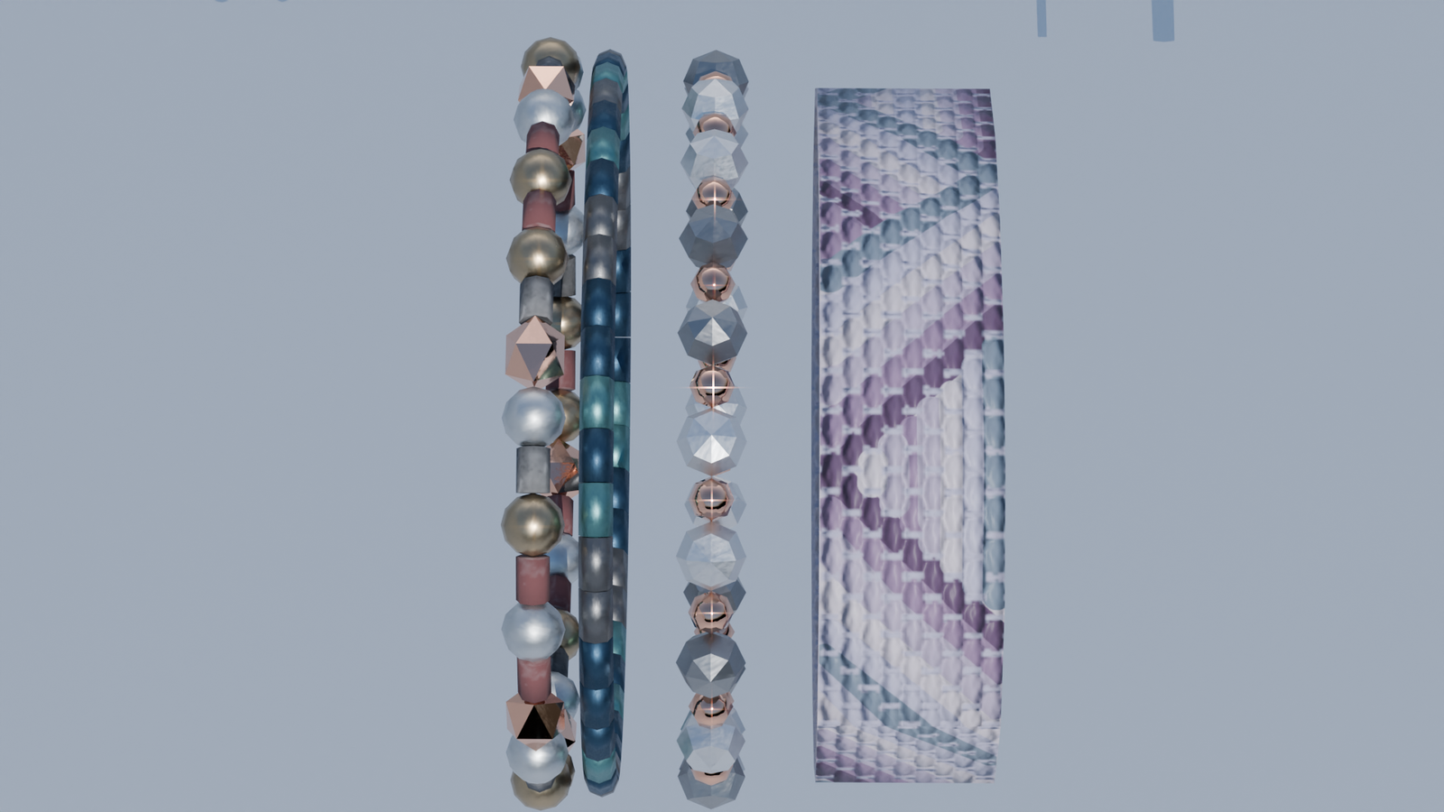 The Oceanpetal Charm Set (Necklaces, Hair pin, Bracelets, Rings, Ankle Bracelets)