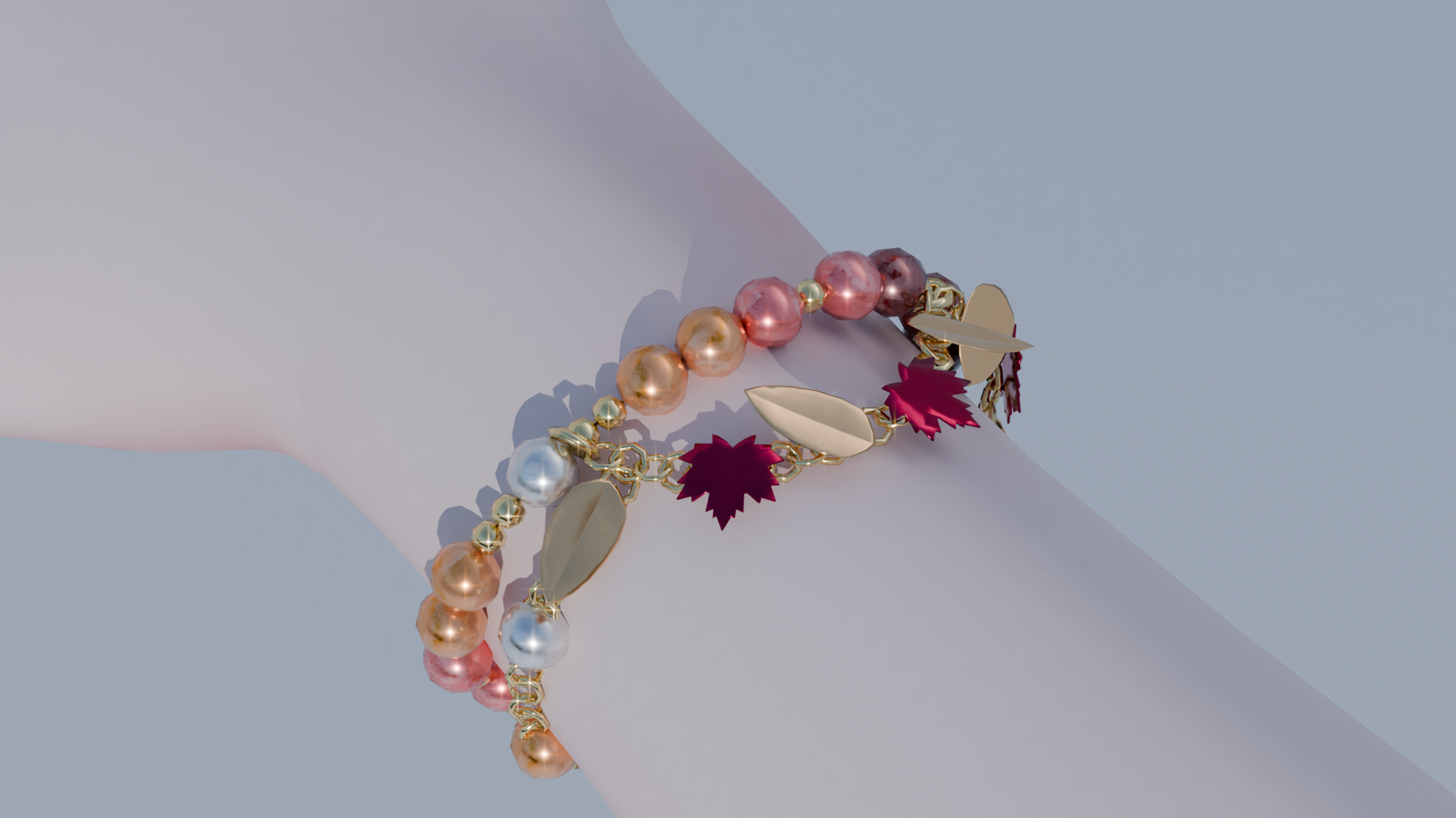 🍁 The Autumn Whisper Charm Set 🍂✨ (Necklaces, Hair pin, Bracelets, Rings, Ankle Bracelets)