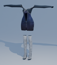 Midnight Starfall (Dress) - VRBASE ANIME