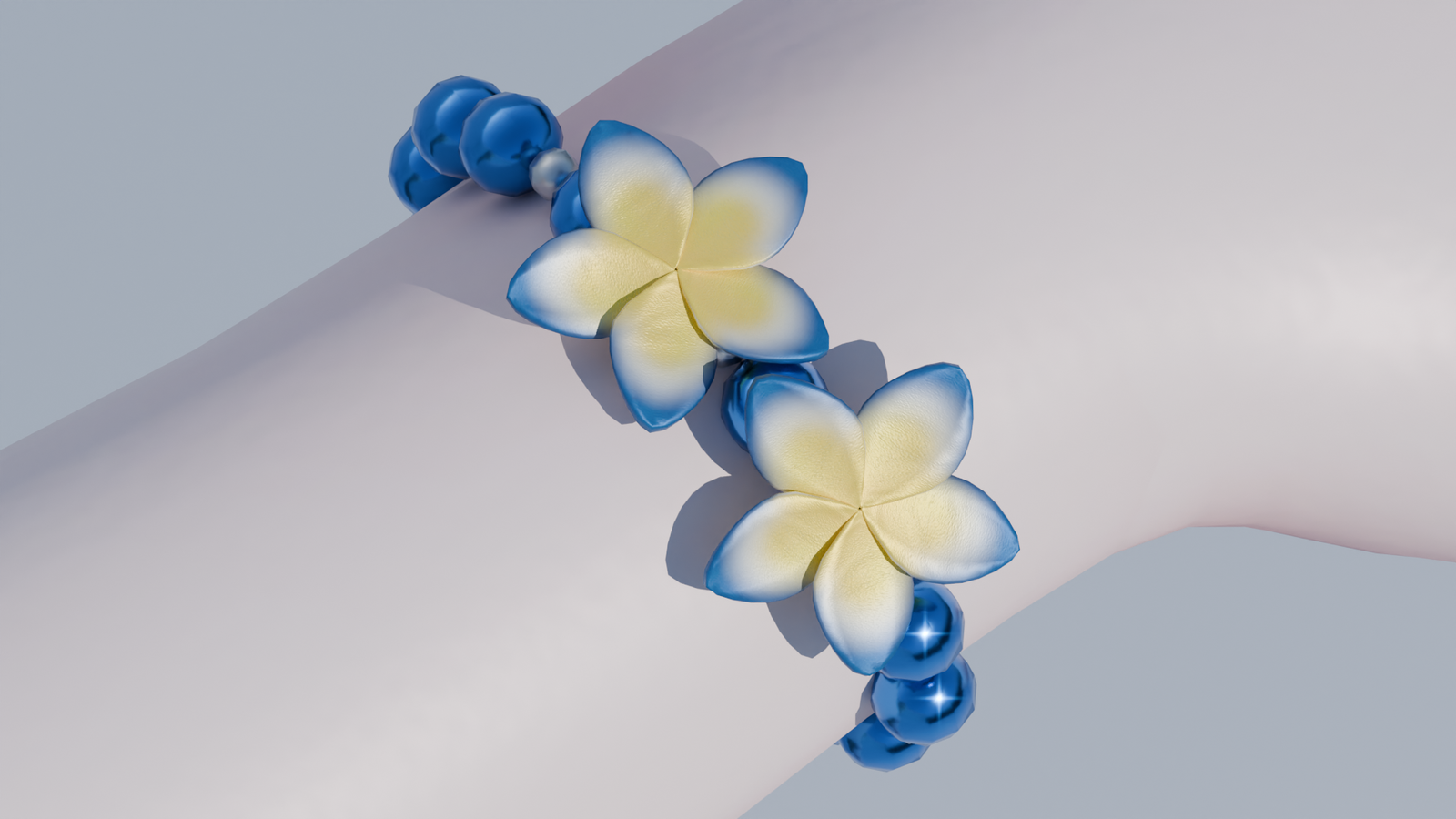 The Tropical Dream Charm Set (Necklaces, Hair pin, Bracelets, Rings, Toe Rings and Ankle Bracelets)