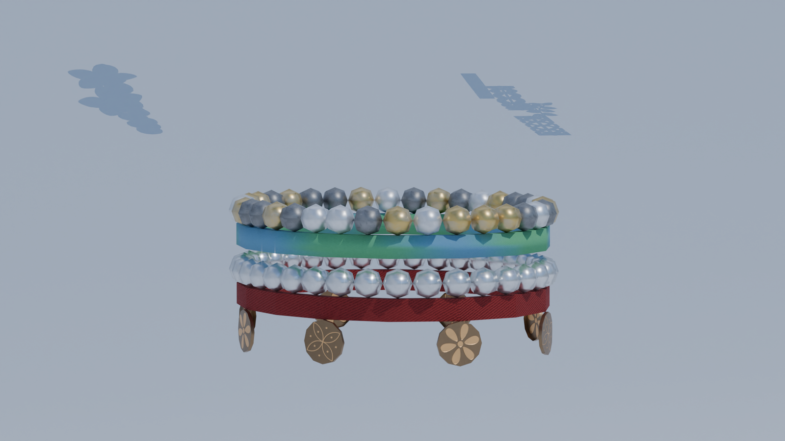The Tropical Dream Charm Set (Necklaces, Hair pin, Bracelets, Rings, Toe Rings and Ankle Bracelets)