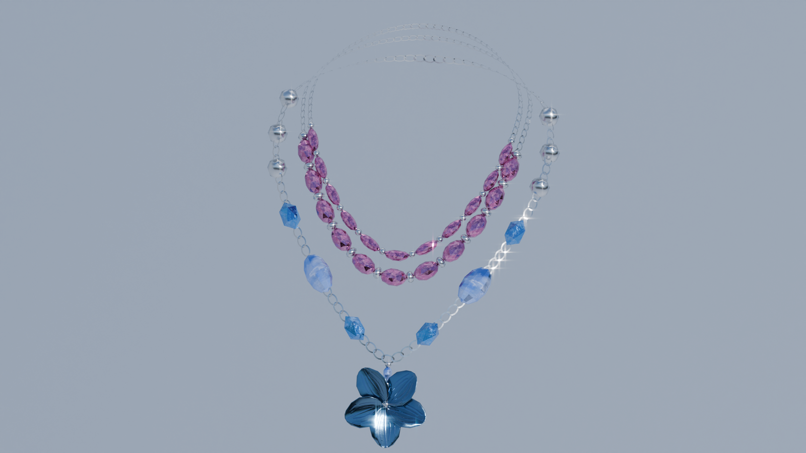 The Tropical Dream Charm Set (Necklaces, Hair pin, Bracelets, Rings, Toe Rings and Ankle Bracelets)