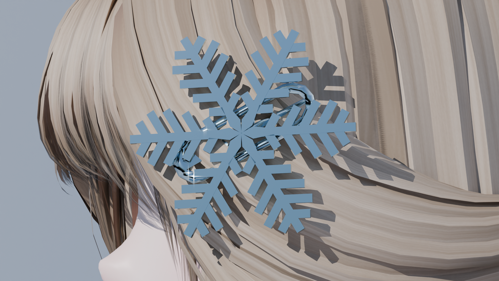 Frozen Elegance Collection (neklace, hairpin, bracelet, rings and ankle bracelet)