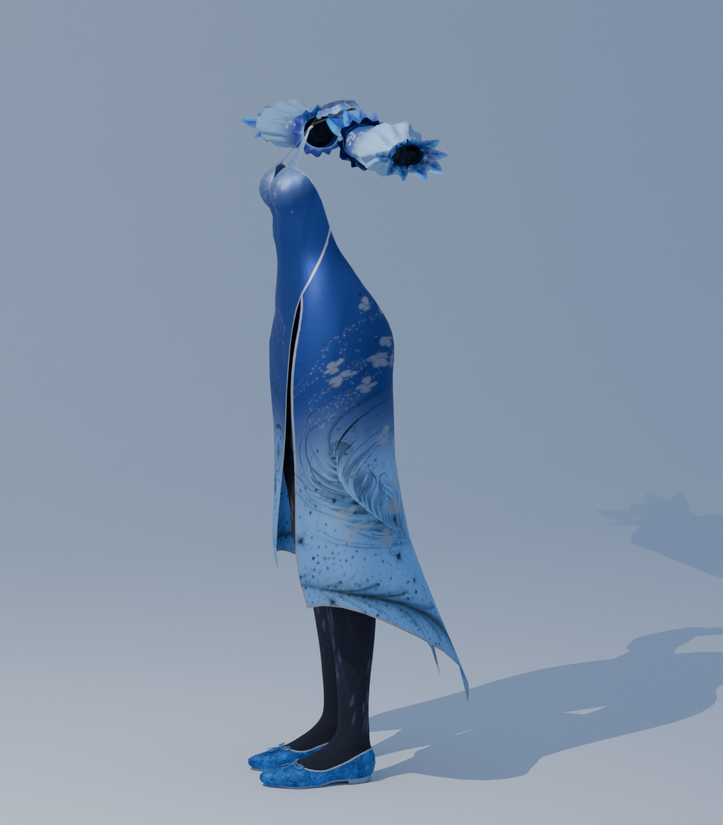 Starlaced Bloom Ensemble (Dress) - VRBASE ANIME