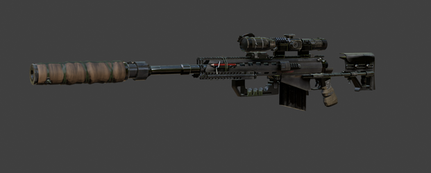 Barret M200 Sniper Rifle Model