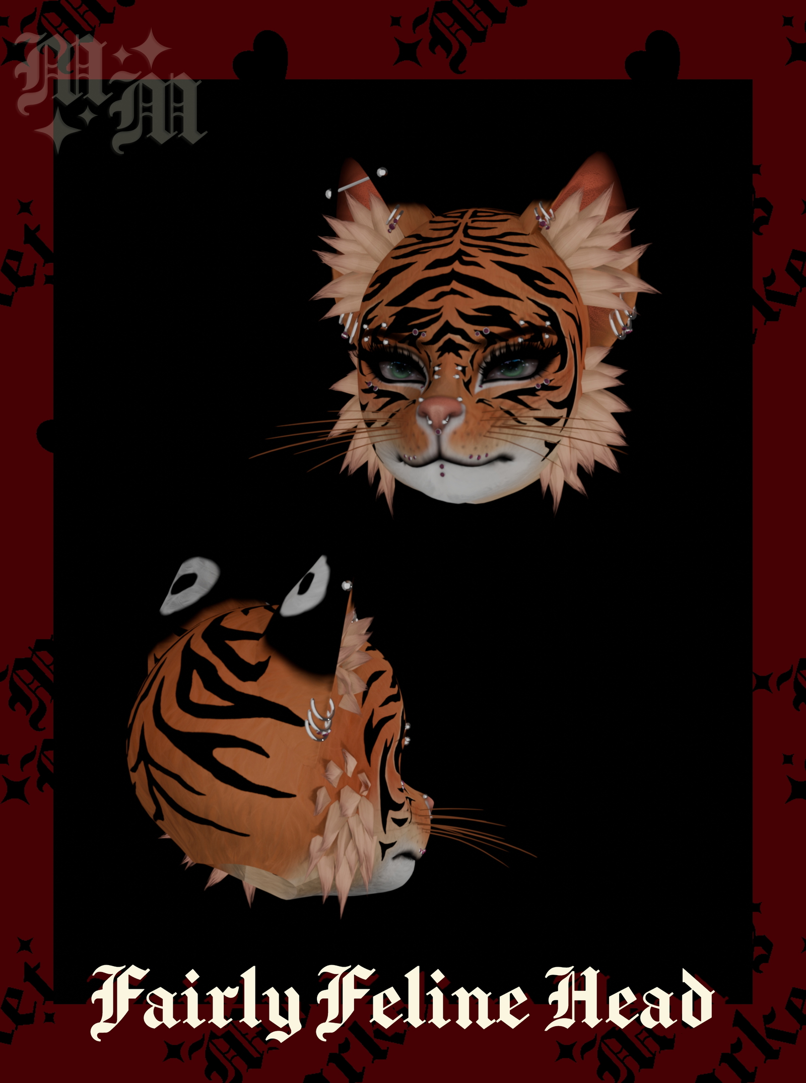 Fairly Feline Head