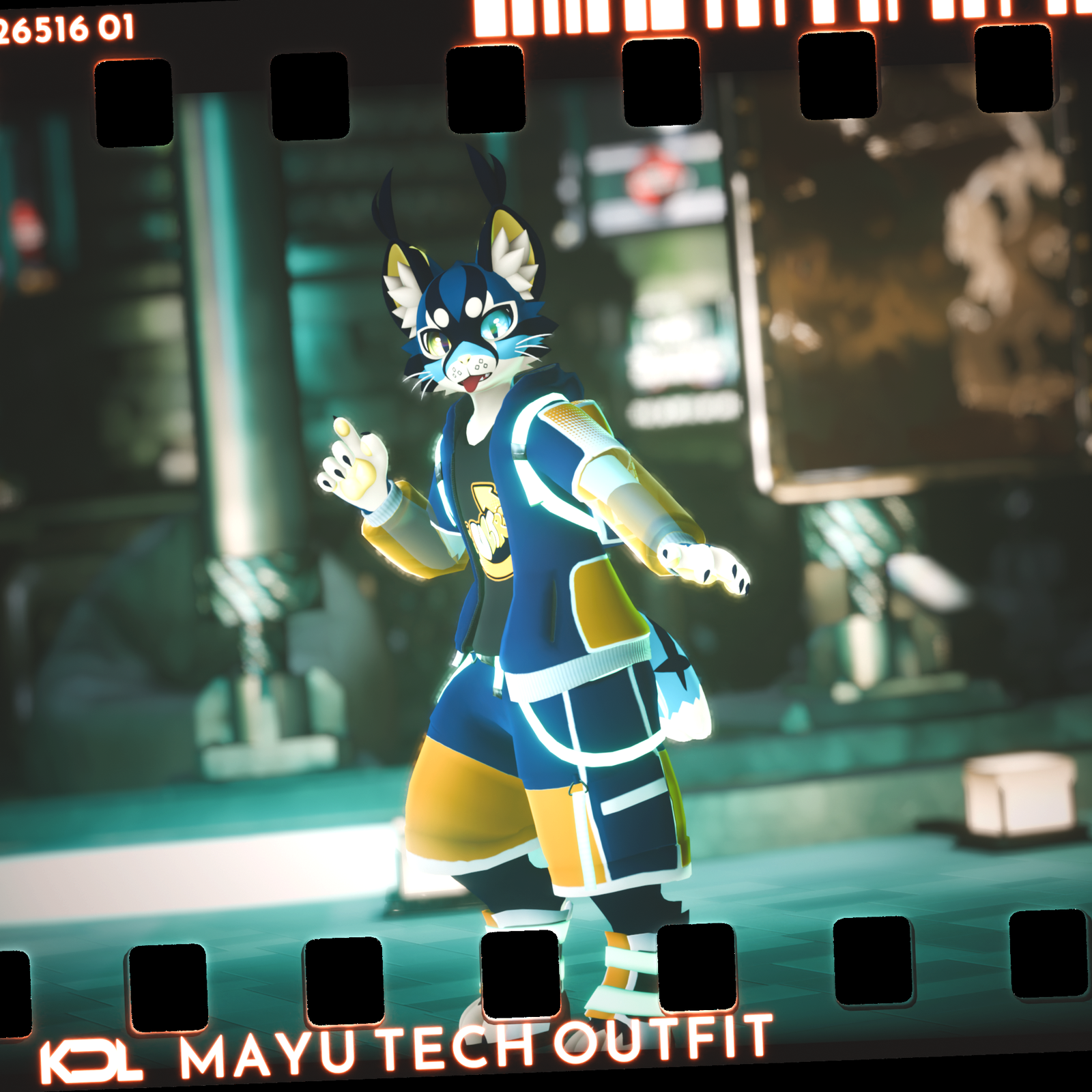 Mayu Tech Outfit - Furality Ultra Themed Clothing Set