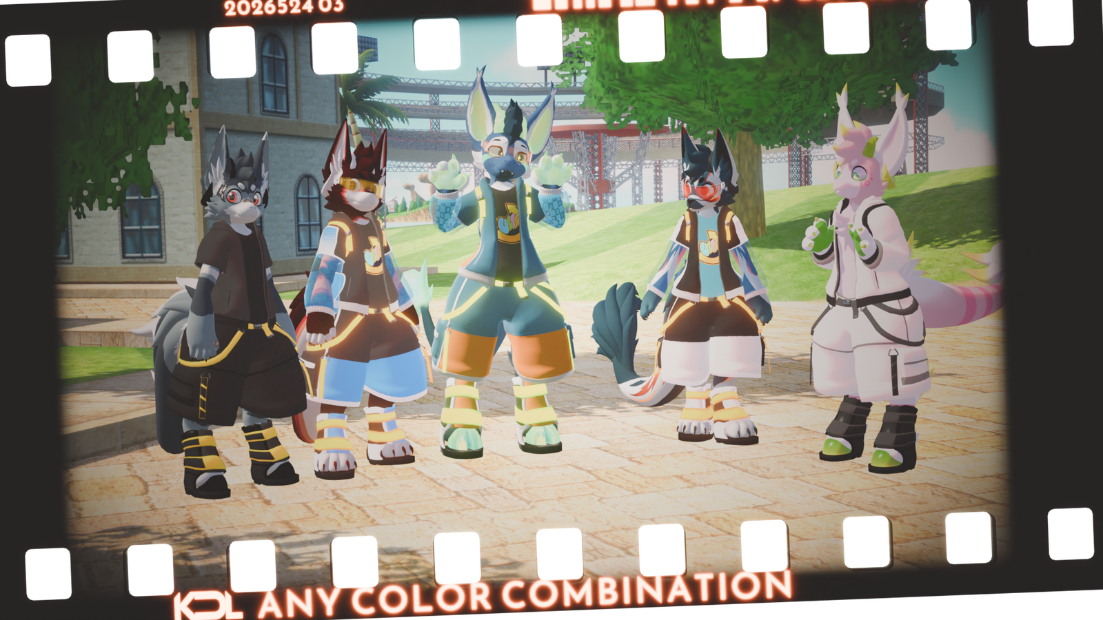Lumistera / Goobastera Tech Outfit - Furality Themed Clothing Set