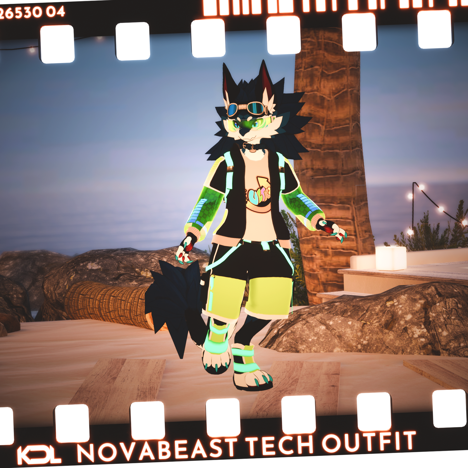 Novabeast Tech Outfit - Furality Themed Clothing Set