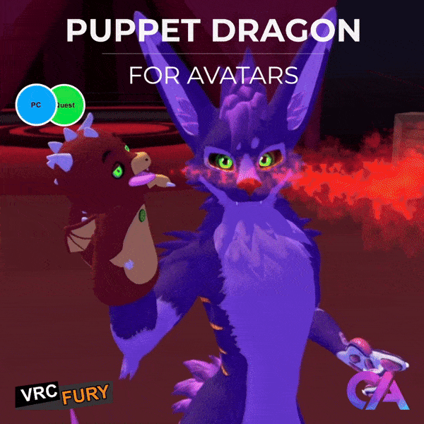 Puppet dragon for VRChat 