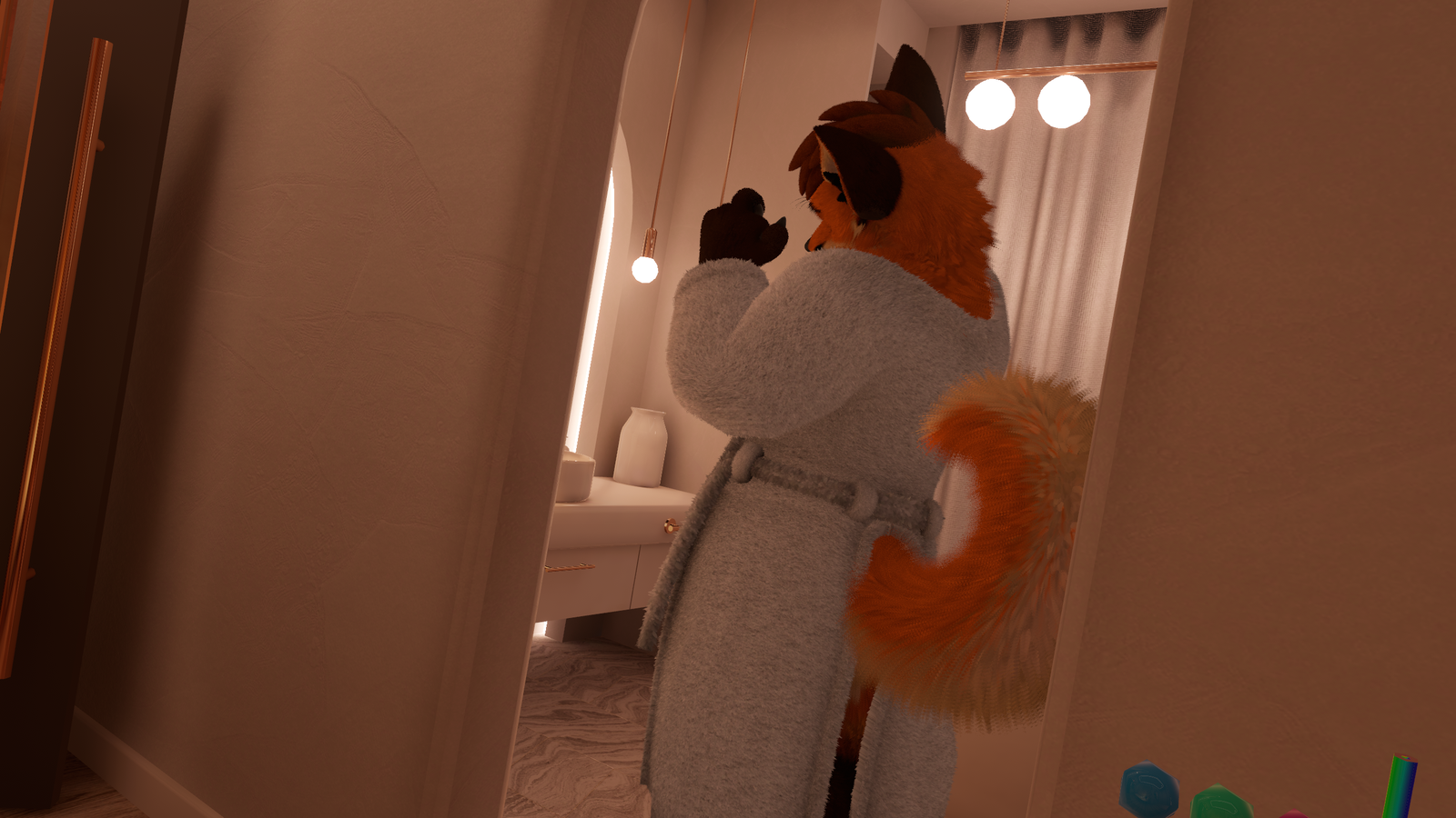 Rust Whisker Robe