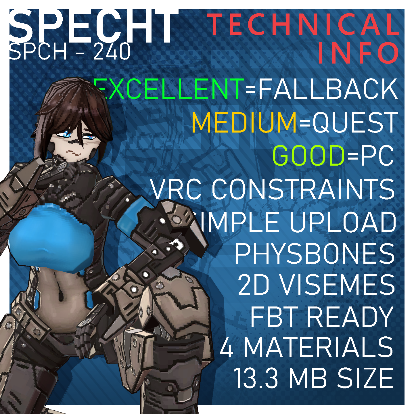 [VRC][Avatar] Specht