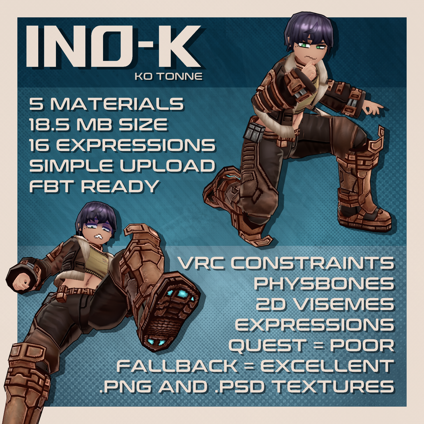 [VRC][Avatar] Ino-K