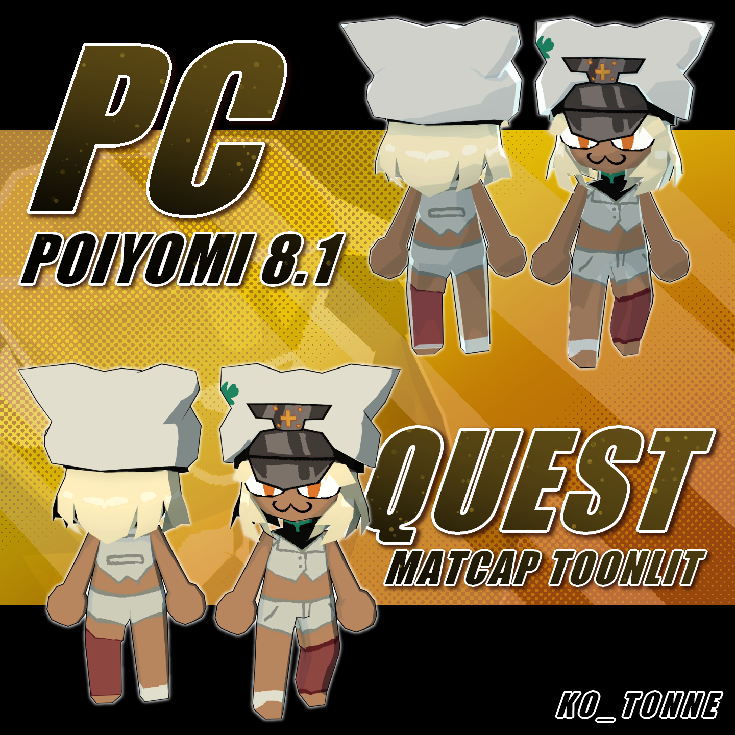 [VRC] Nyanlethal Avi & Keychain