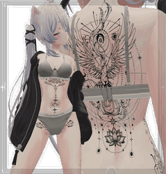 Echoes of the Divine ( 神聖の残響 )/ tattoo ( タトゥー ) / 4k Textures 