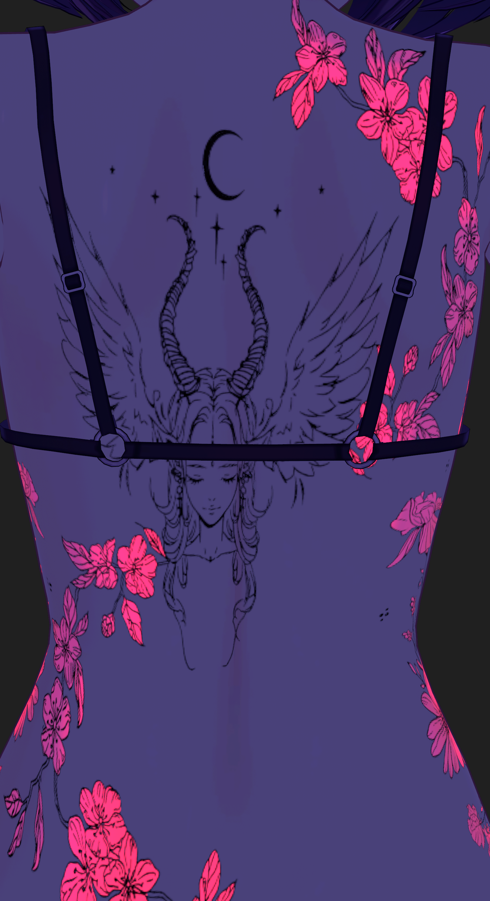 Moonlit Petal Rite ( 月下花儀 )/ tattoo ( タトゥー ) 
