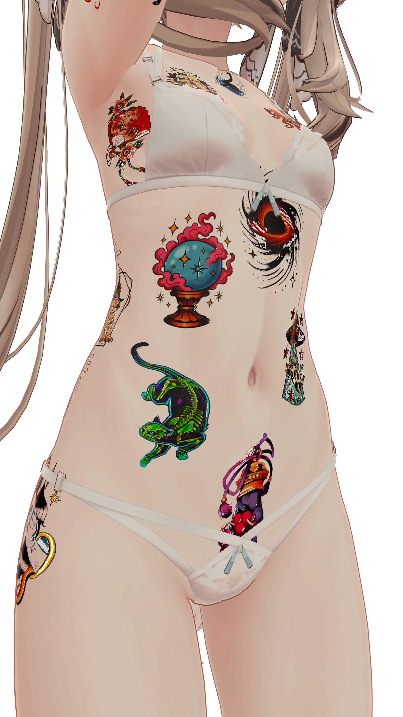 OldSchool Stickers Tattoo I ( オールドスクール・ステッカー・タトゥー I )/ tattoo ( タトゥー ) 
