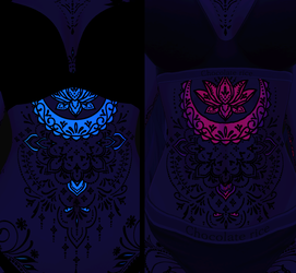 Astral Lotus Ornament ( 星蓮の装飾 )/ tattoo ( タトゥー ) 