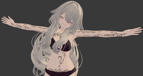 Heartflow Ornament ( 心流装飾 )/ tattoo ( タトゥー ) 
