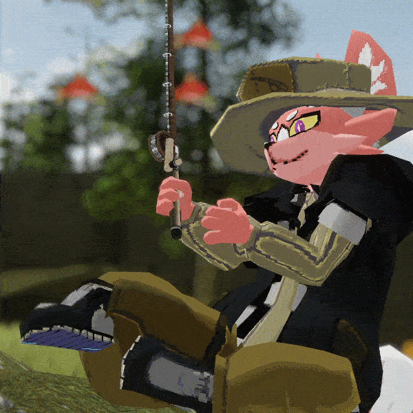 Reed The Fishing Cat (VRCHAT AVATAR + Quest)