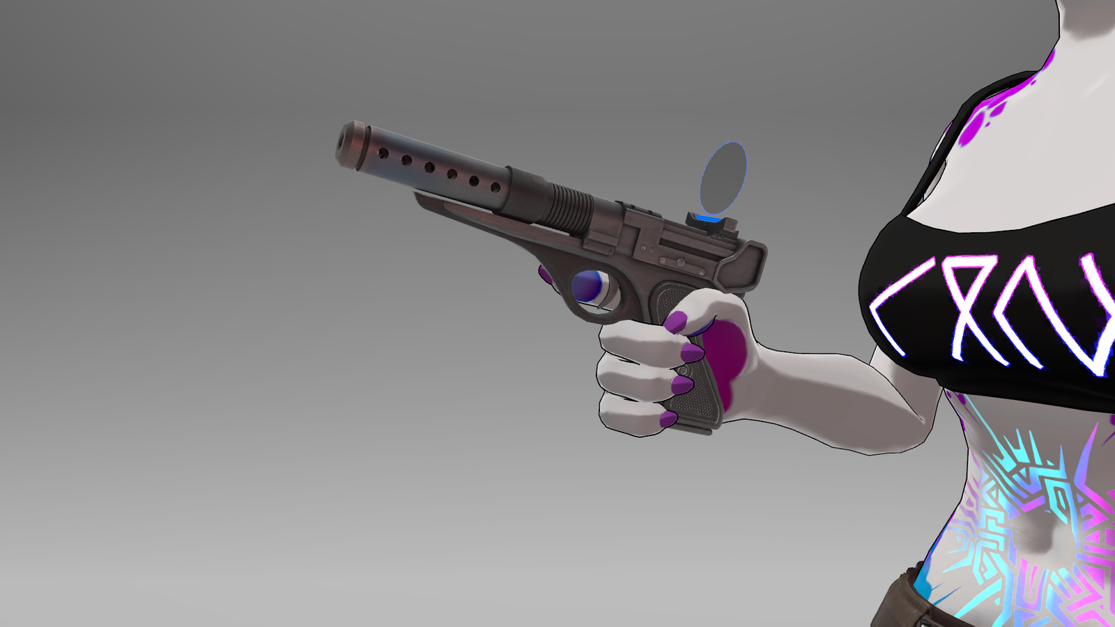 Blaster Pistol and Rifle (VRCHAT + Quest)