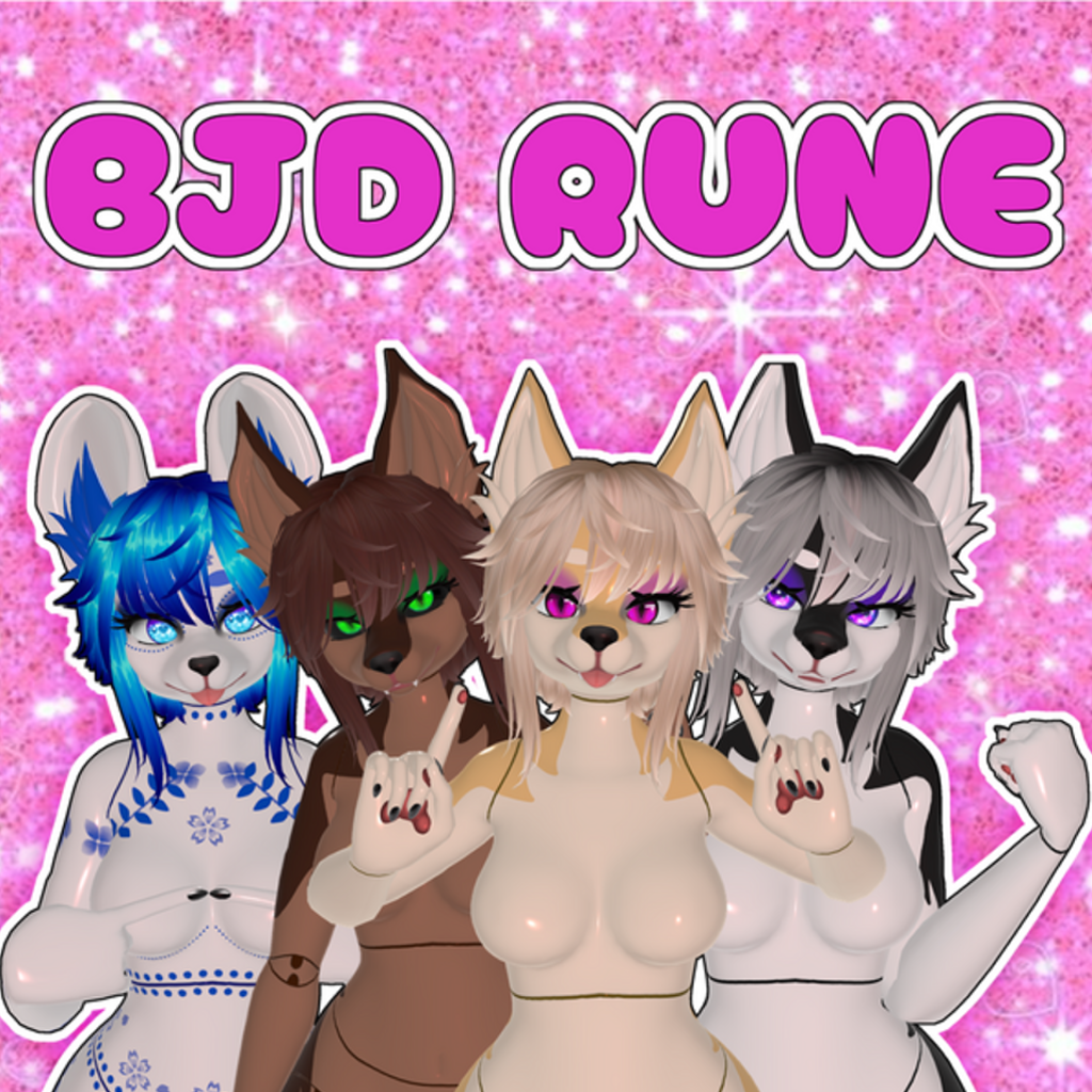 Ball-jointed doll - FoxiPaws Rune Texture