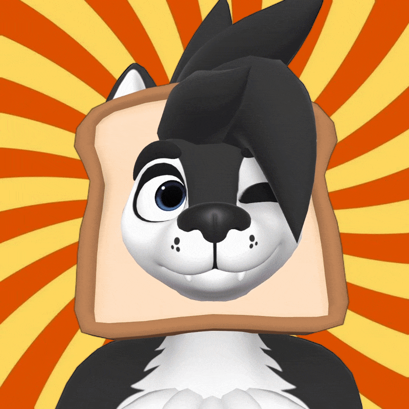 TOAST! - Vrchat asset for Viwi, Pupper, Astrawolf