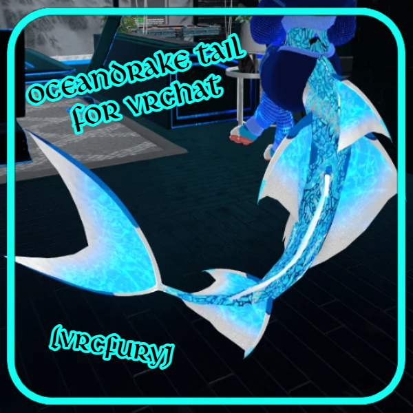 (VRCFURY) OceanDrake Tail For Vrchat
