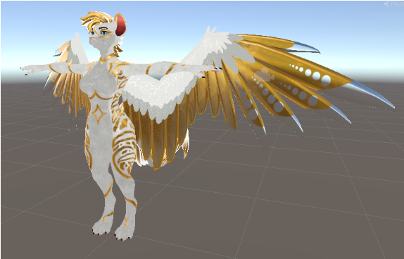 Hyenid White and Gold Texture