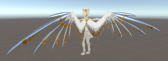 Hyenid White and Gold Texture