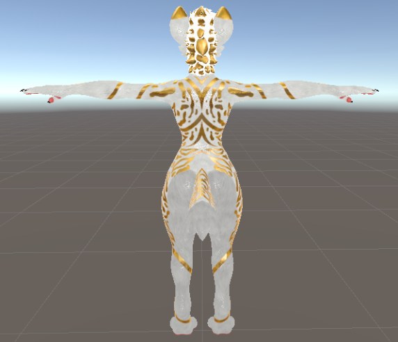 Hyenid White and Gold Texture
