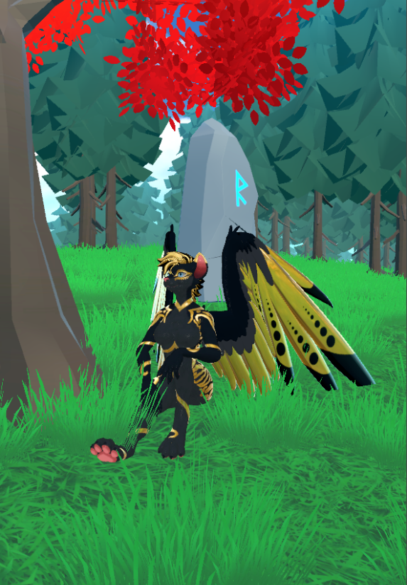 Black and Gold Hyenid Texture