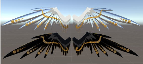 Black&Gold/White&Gold Hyenid Texture Pack