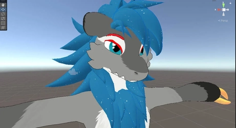 simple wickerbeast cheek floof/fluff