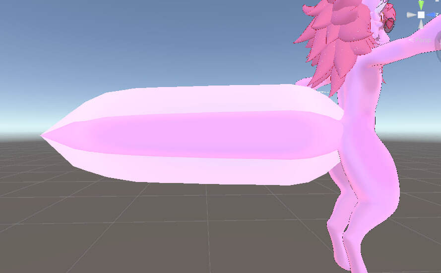 Axolotl tail for Vrchat 