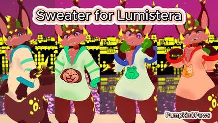  Sweater for Lumistera (vrc fury) (vrchat asset)