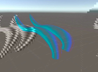 curved back horns for wickerbeast