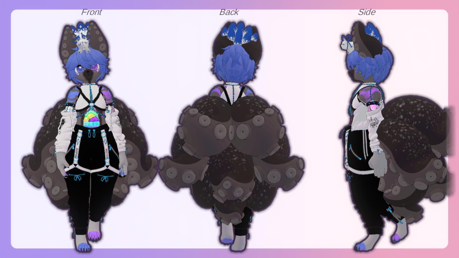 Sugar Rot Halloween 2025 vrchat furry avatar ,vrcfury, facetracking/vrcft