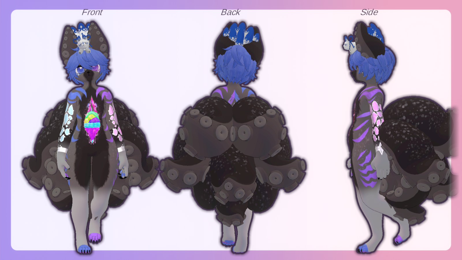 Sugar Rot Halloween 2025 vrchat furry avatar ,vrcfury, facetracking/vrcft