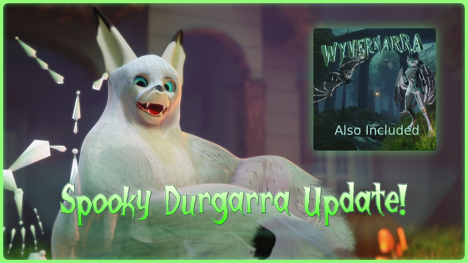 Durgarra: Fluffy Dragon for VRChat + VRM (Quest + PC)
