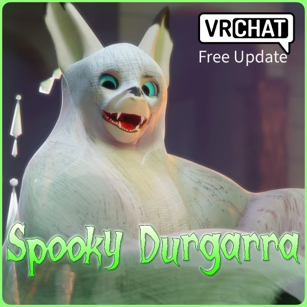 Durgarra: Fluffy Dragon for VRChat + VRM (Quest + PC)