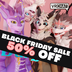 Durgarra: Fluffy Dragon for VRChat + VRM (Quest + PC)