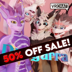 [50% OFF!] Durgarra: Fluffy Dragon for VRChat + VRM (Quest + PC)