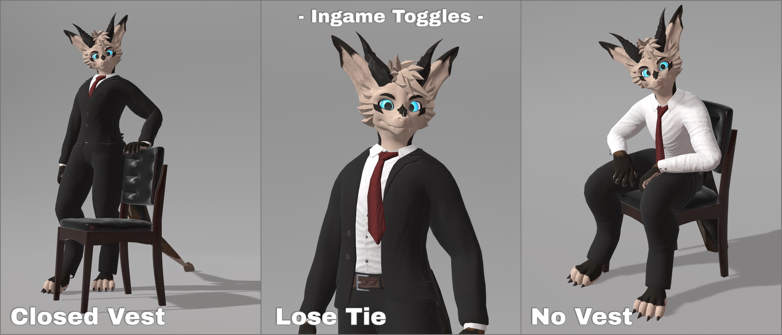 Business Suit for Durgarra - VRC Avatar Clothing