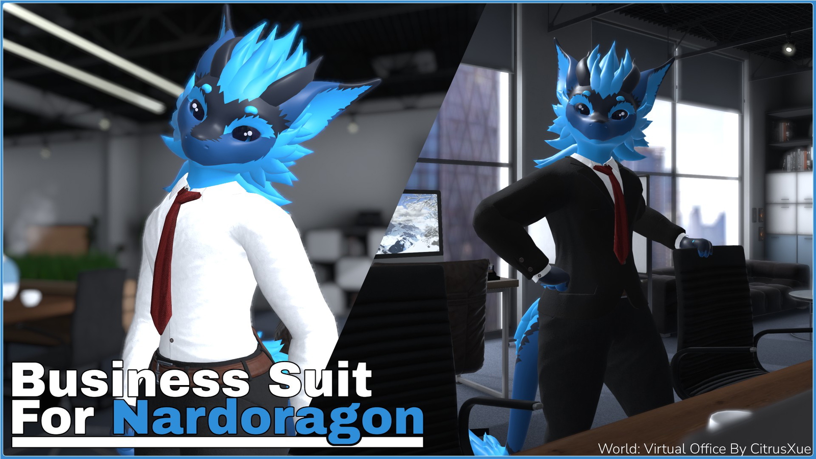 Business Suit for Nardoragon - VRC Avatar Clothing