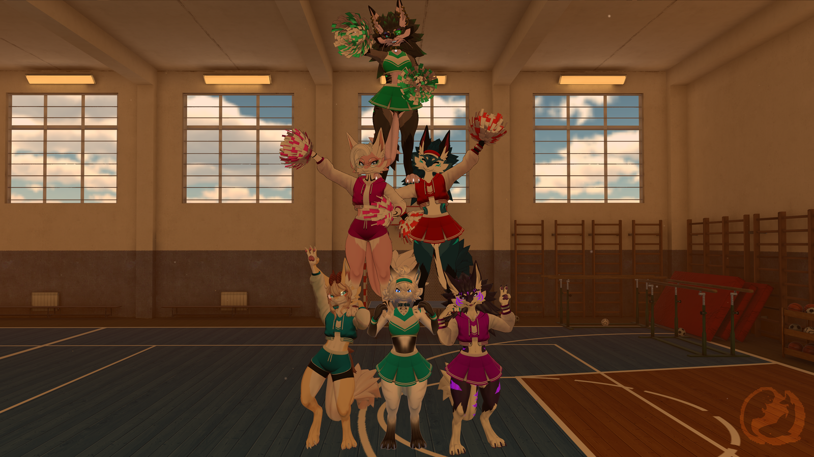 Cheerleader - Novabeast outfit [ VRCHAT ]