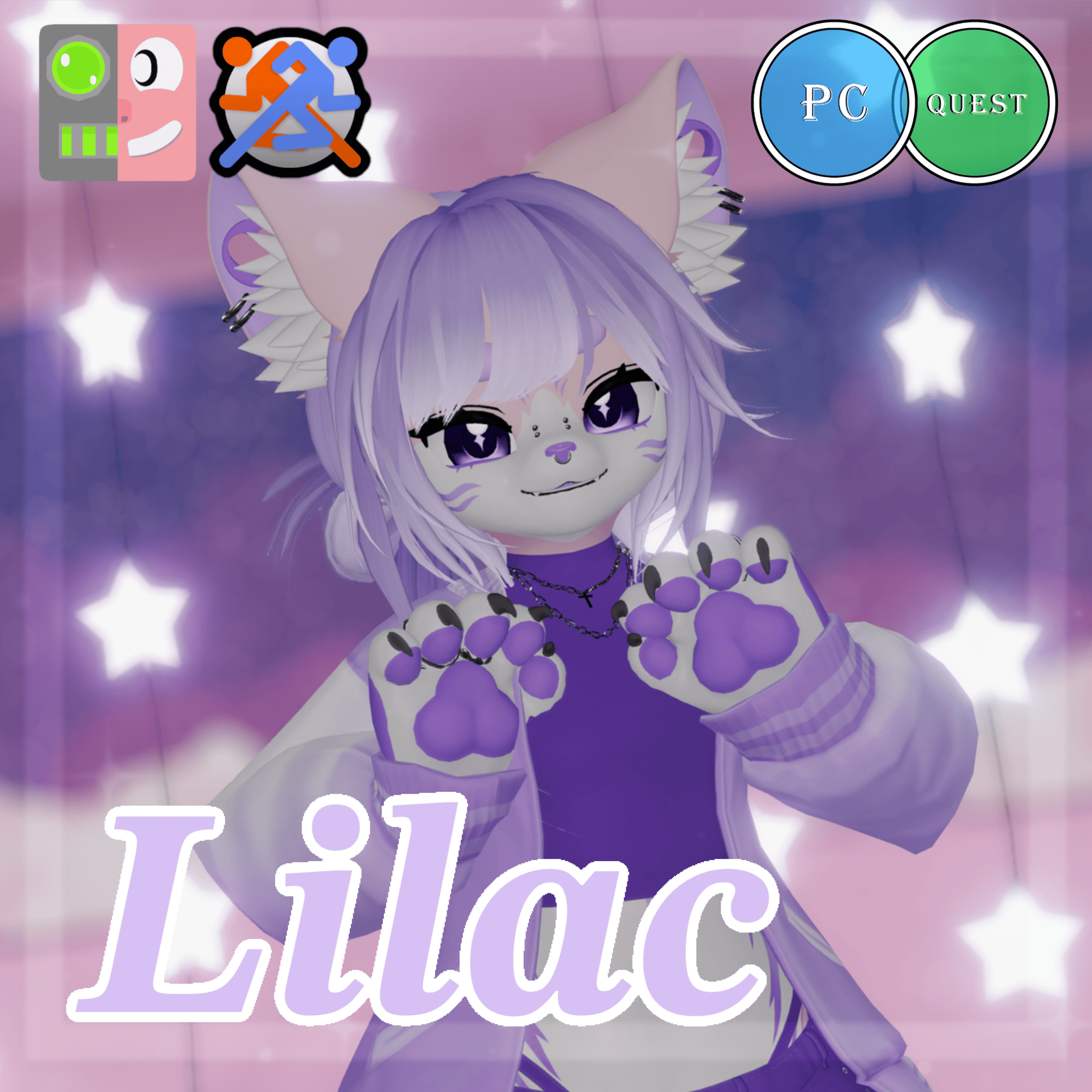 Lilac | PC + Quest | VRCFT | Deira